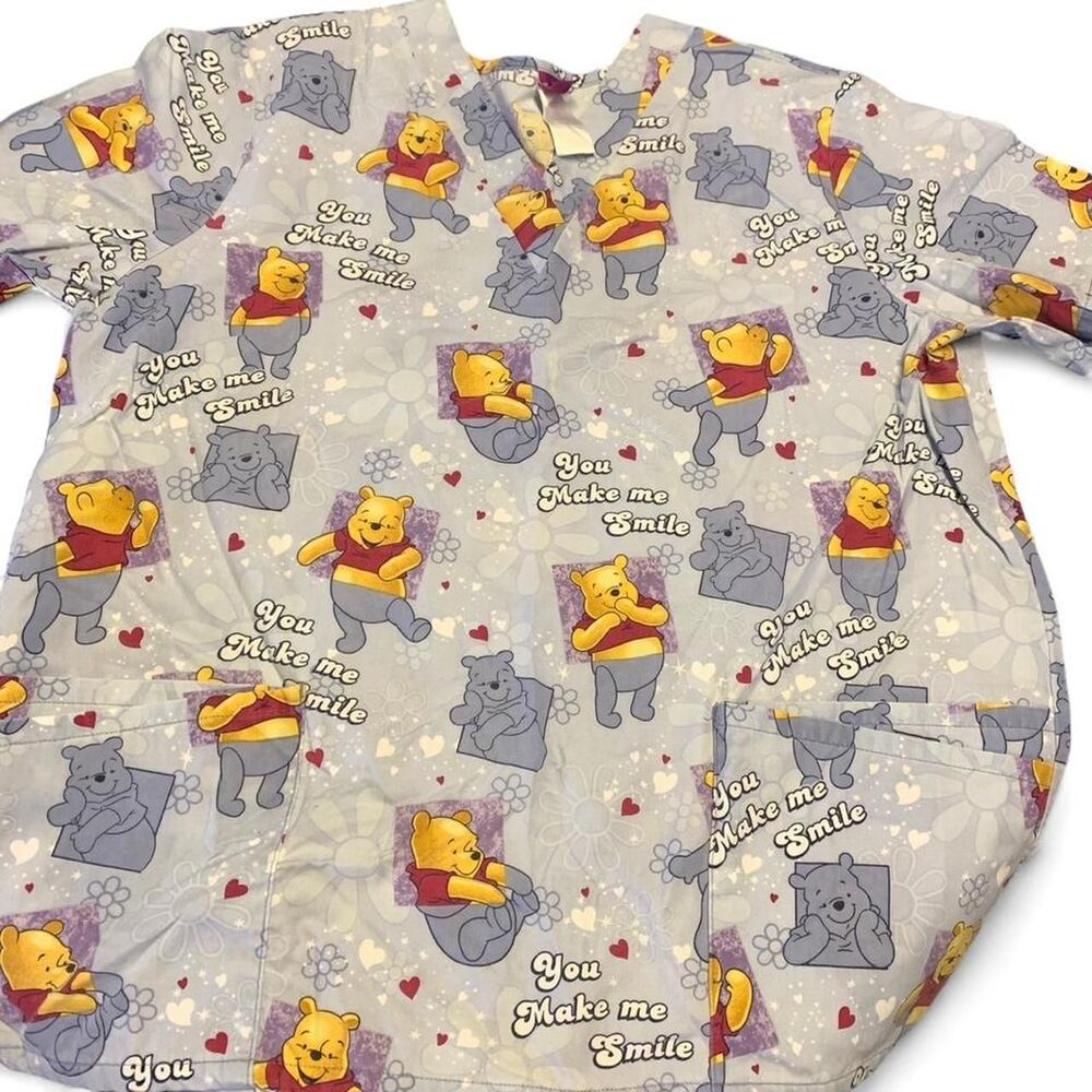 Disney Winnie the Pooh scrub top
